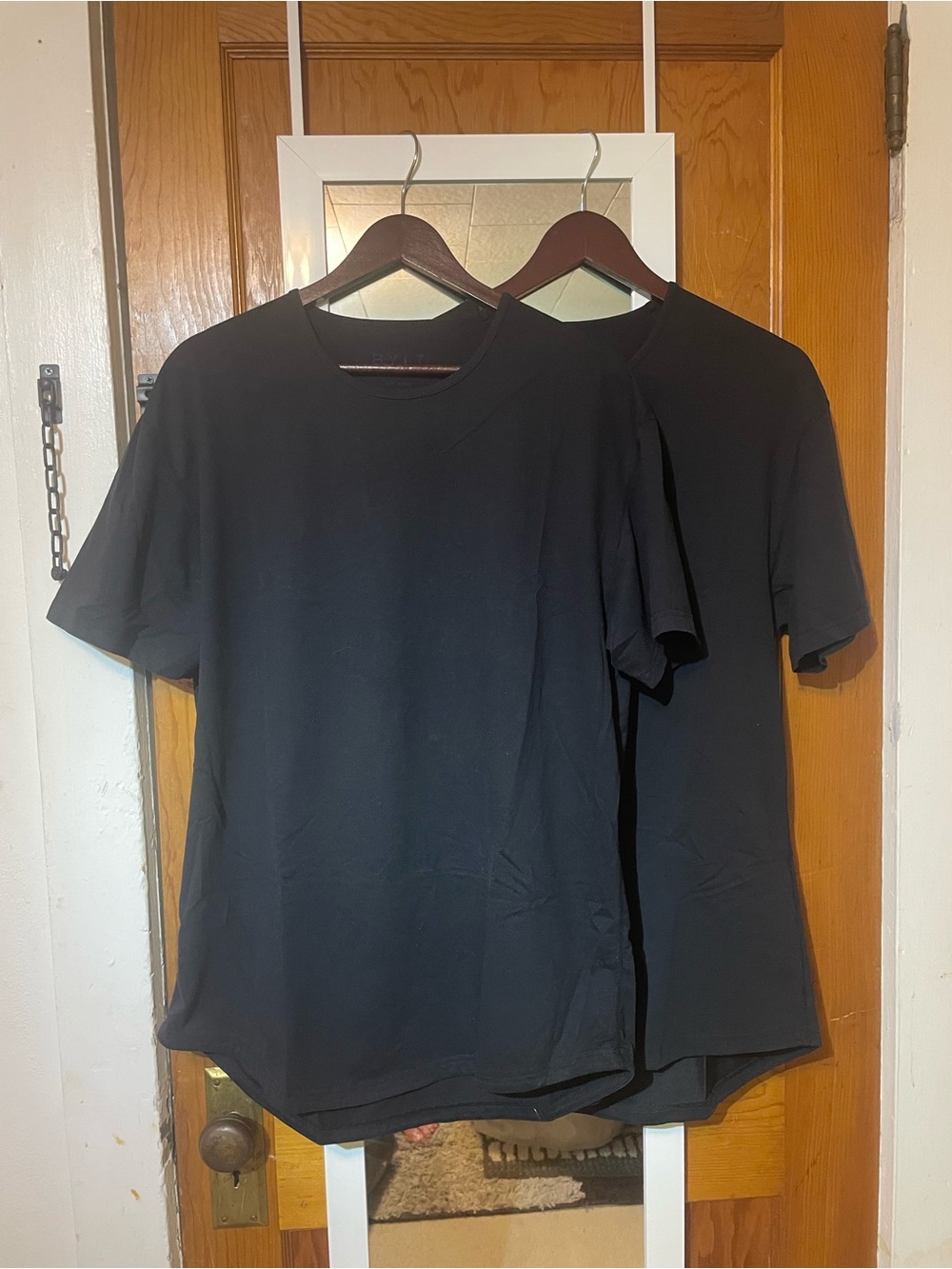 BYLT Basics Black Short-Sleeve Crew Neck Tee
